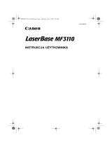 Canon LASERBASE MF3110 Instrukcja obsługi