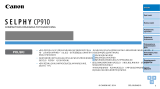 Canon Selphy CP910 Instrukcja obsługi