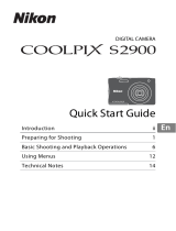 Nikon COOLPIX S2900 Skrócona instrukcja obsługi