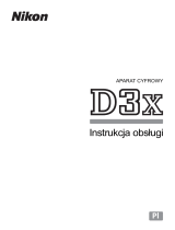 Nikon D3X Instrukcja obsługi