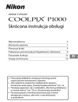 Nikon COOLPIX P1000 Skrócona instrukcja obsługi