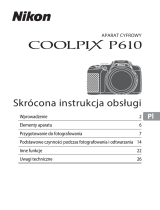 Nikon COOLPIX P610 Instrukcja obsługi