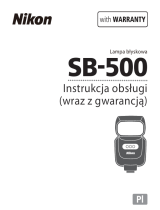 Nikon SB-500 Instrukcja obsługi