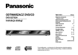Panasonic DVDS27EE Instrukcja obsługi