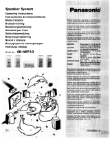 Panasonic SBHEP10 Instrukcja obsługi