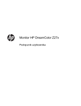 HP DreamColor Z27x Studio Display instrukcja