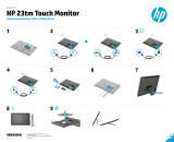 HP Pavilion 23tm 23-inch Diagonal Touch Monitor Instrukcja instalacji