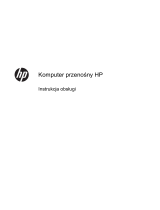 HP ZBook 14 Mobile Workstation Instrukcja obsługi