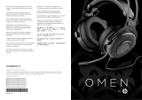 HP OMEN Headset Instrukcja obsługi