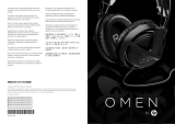 HP OMEN Headset with SteelSeries Instrukcja obsługi