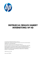 HP HD 2300 Webcam Instrukcja obsługi