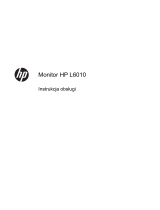 HP L6010 10.4-inch Retail Monitor Instrukcja obsługi