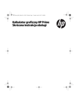 HP Prime Graphing Calculator Skrócona instrukcja obsługi