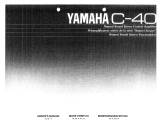 Yamaha C-40 Instrukcja obsługi