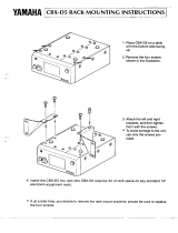 Yamaha CBX-D5 Instrukcja obsługi