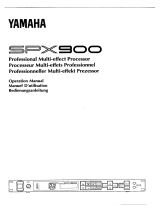 Yamaha SPX900 Instrukcja obsługi