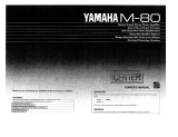 Yamaha M-80 Instrukcja obsługi