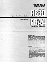 Yamaha PB44 Instrukcja obsługi