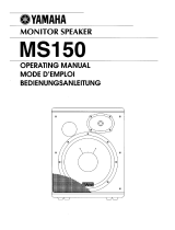 Yamaha MS150 Instrukcja obsługi