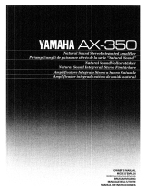 Yamaha AX-350 Instrukcja obsługi