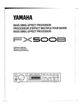 Yamaha FX500B Instrukcja obsługi
