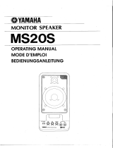 Yamaha MS20S Instrukcja obsługi