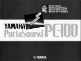 Yamaha PC-100 Instrukcja obsługi
