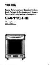 Yamaha S4115HII Instrukcja obsługi