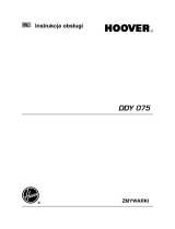 Hoover DDY 075/E Instrukcja obsługi