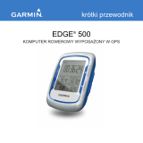 Garmin Edge 500 Instrukcja obsługi