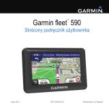 Garmin fleet590 Instrukcja obsługi