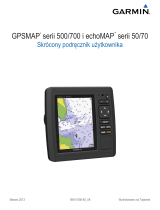 Garmin echoMAP™ 70dv Instrukcja obsługi