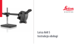 Leica Microsystems A60 F Instrukcja obsługi