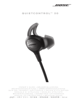 Bose QuietControl 30 wireless headphones Instrukcja obsługi