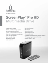 Iomega SCREENPLAY PRO HD Instrukcja obsługi