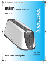 Braun IMPRESSION HT 600 Instrukcja obsługi