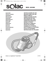 Solac AS3260 Multicyclonic Instrukcja obsługi