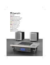 Kompernass EBENCH KH 350 DESIGN AUDIO SYSTEM AVEC LECTEUR DE CD ET RADIO NUMERIQUE Instrukcja obsługi