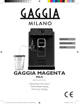 Gaggia MAGENTA MILK Instrukcja obsługi