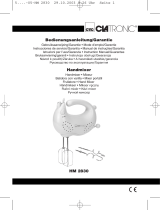 Clatronic HM 2830 Instrukcja obsługi