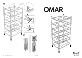 IKEA Omar wijnrek Instrukcja obsługi