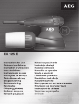 AEG EX 125 E Instrukcja obsługi