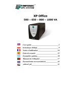INFOSEC XP OFFICE 500 VA Instrukcja obsługi