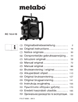 Metabo RC 14.4-18 Instrukcja obsługi