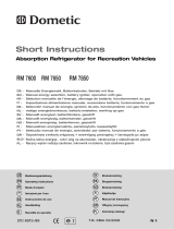 Dometic RM 7850 Instrukcja obsługi