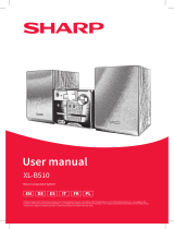 Sharp XLB510BK 40 W Bluetoo Instrukcja obsługi