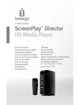 Iomega ScreenPlay™ Director HD Media Player USB 2.0/Ethernet/AV 1.0TB Instrukcja obsługi