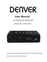 Denver DVBS-202HD Instrukcja obsługi