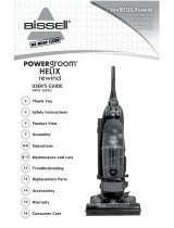 Bissell PowerGroom® Helix Rewind Vacuum 98N4 Instrukcja obsługi