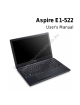 Acer Aspire E1-522 Instrukcja obsługi